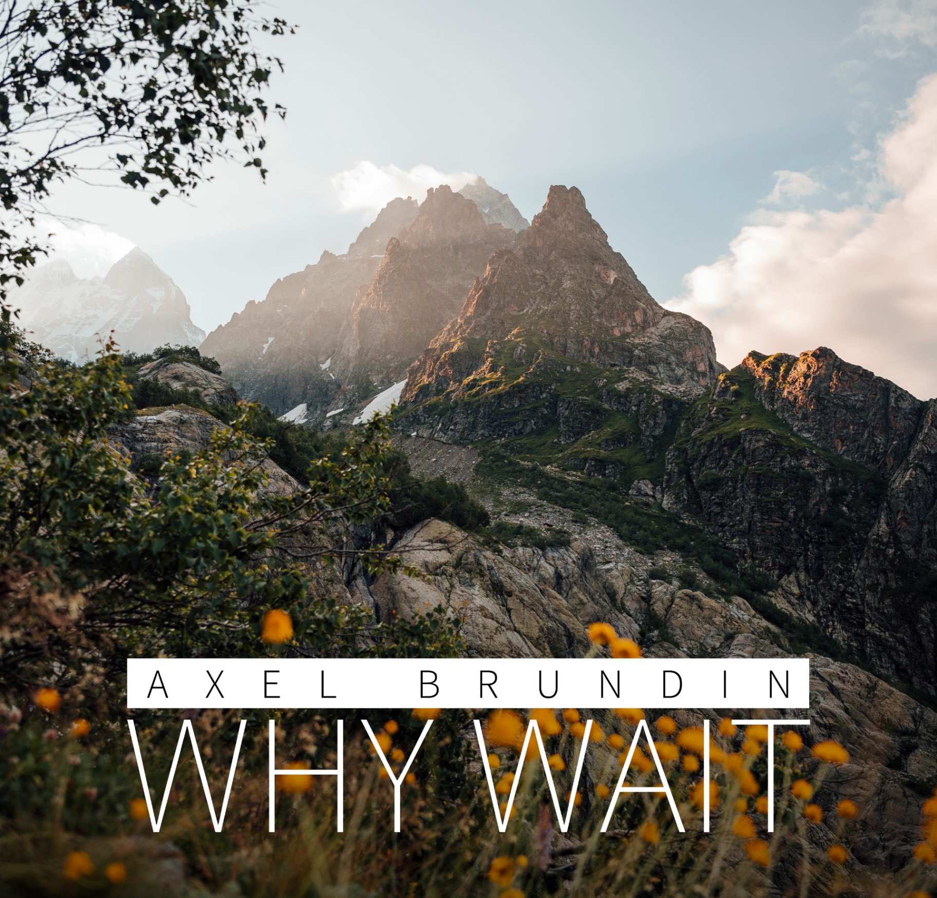 Why Wait single cover by Axel Brundin